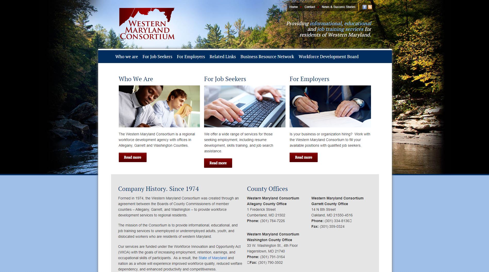 Western Maryland Consortium Website