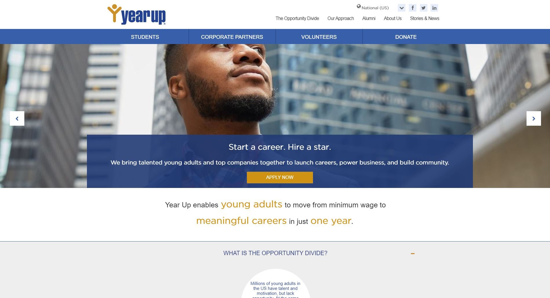 Year Up Website
