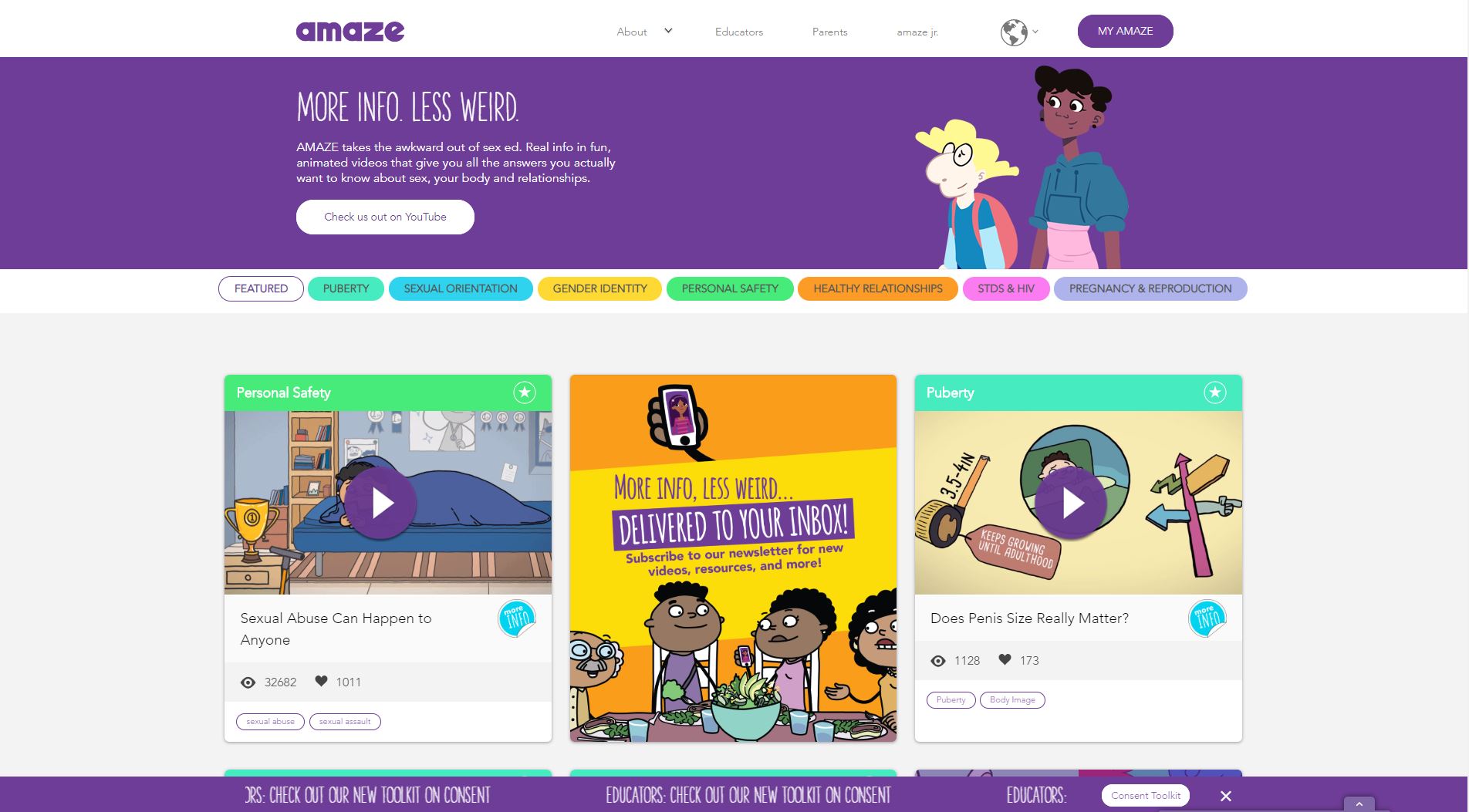 Amaze Website