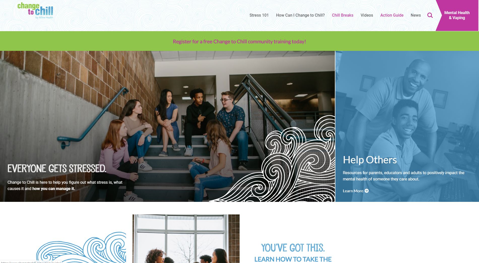 Change to Chill Website