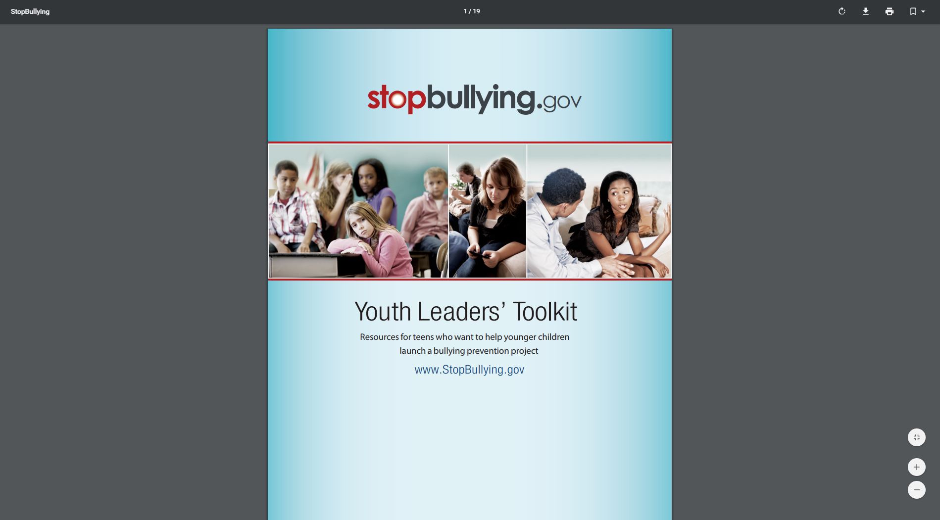 StopBullying Website