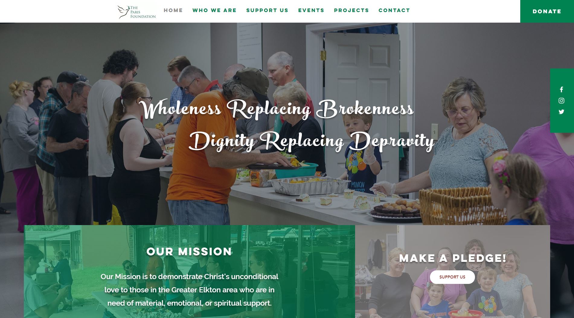 The Paris Foundation Website