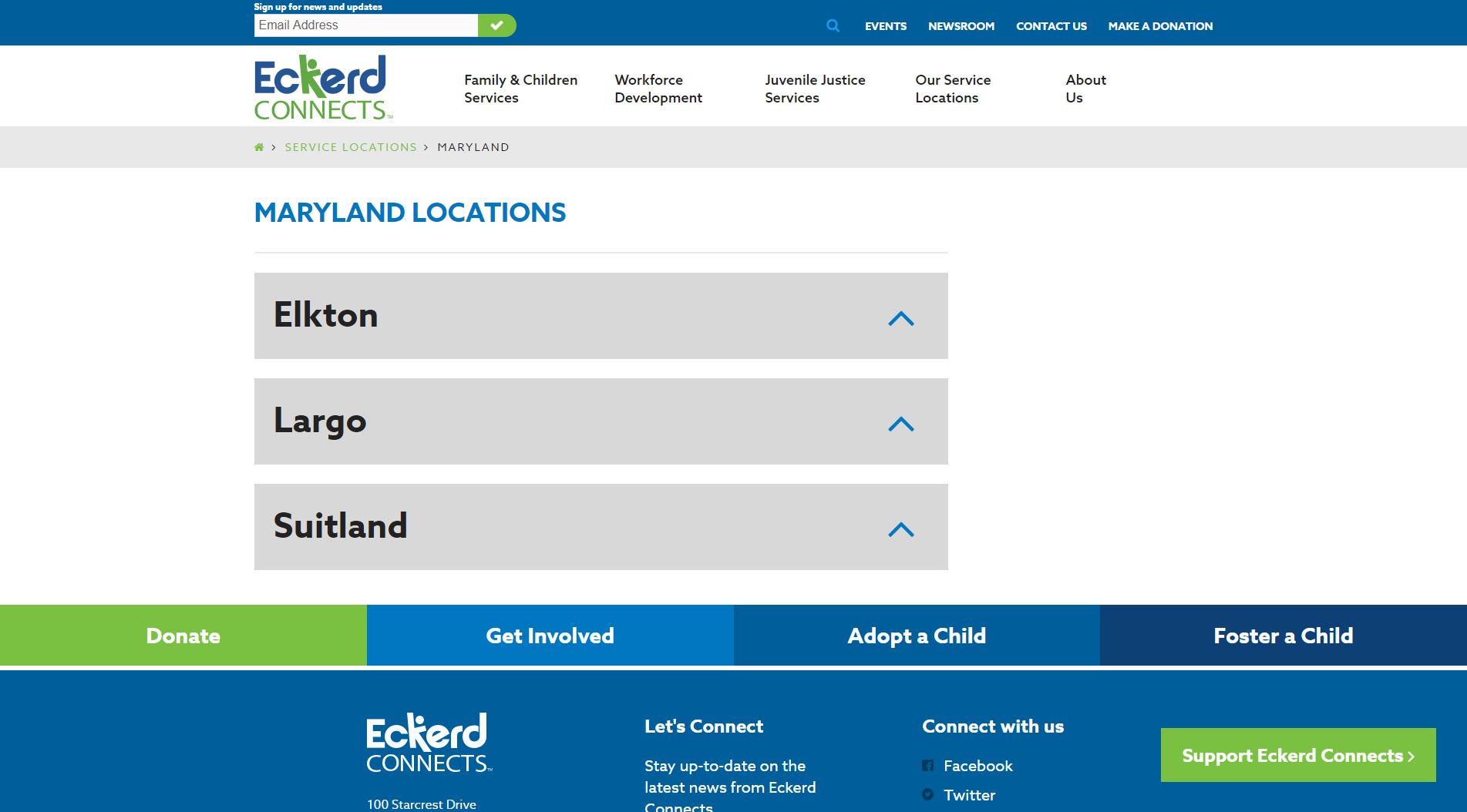 Eckerd Connects Workforce Development Website