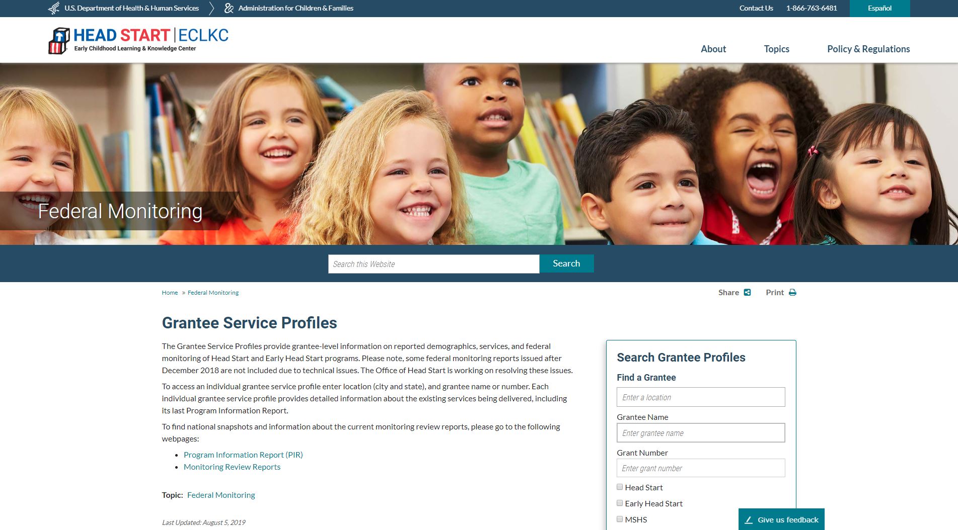 HeadStart Website