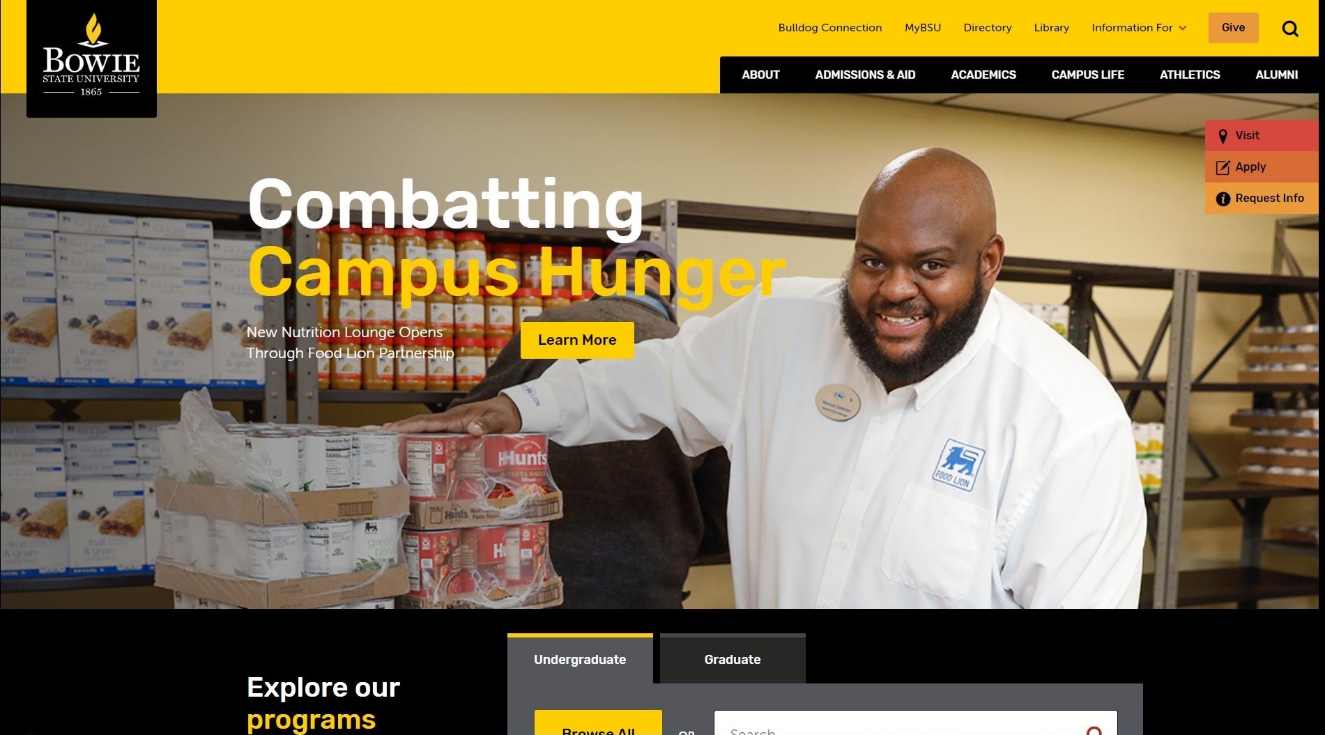 Bowie State University Website