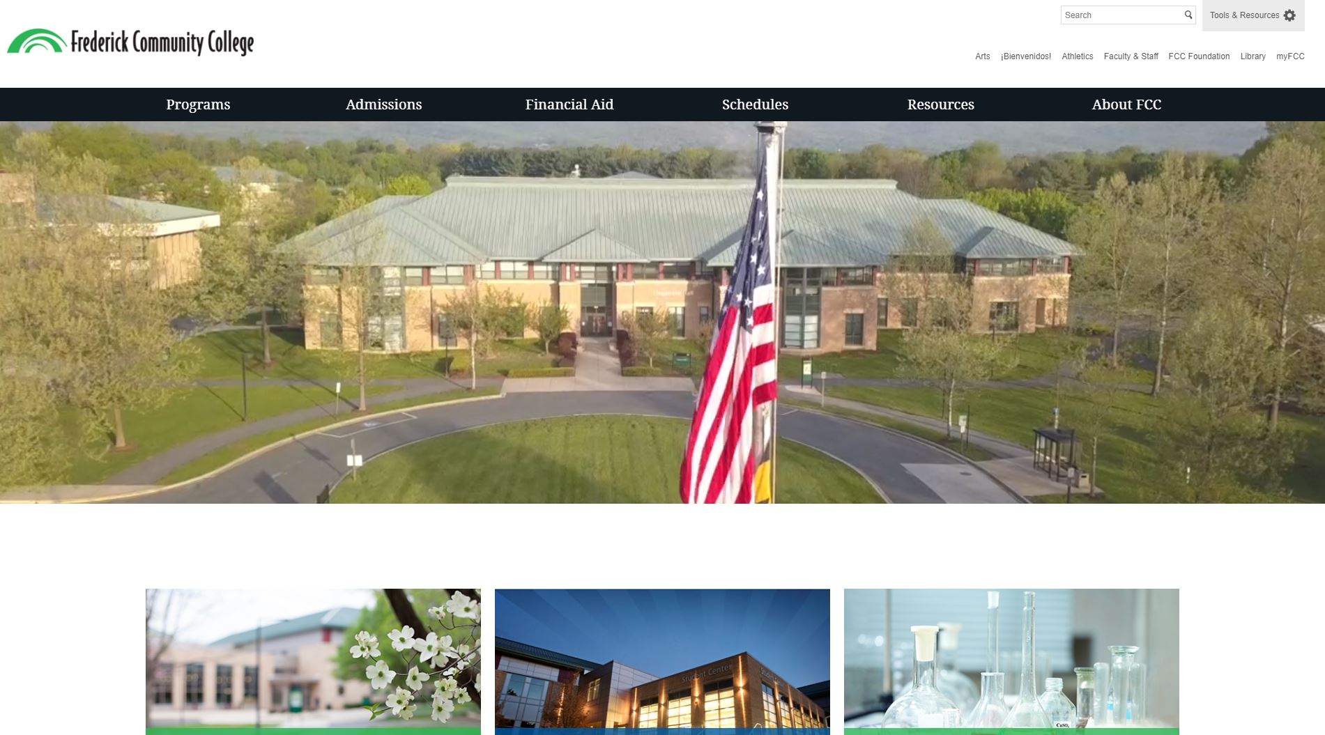 Frederick Community College Website