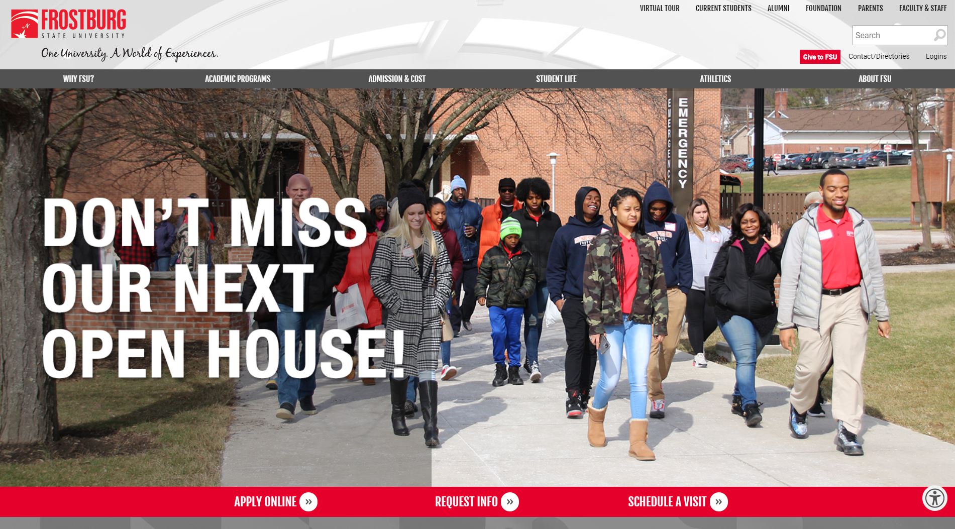 Frostburg State University Website