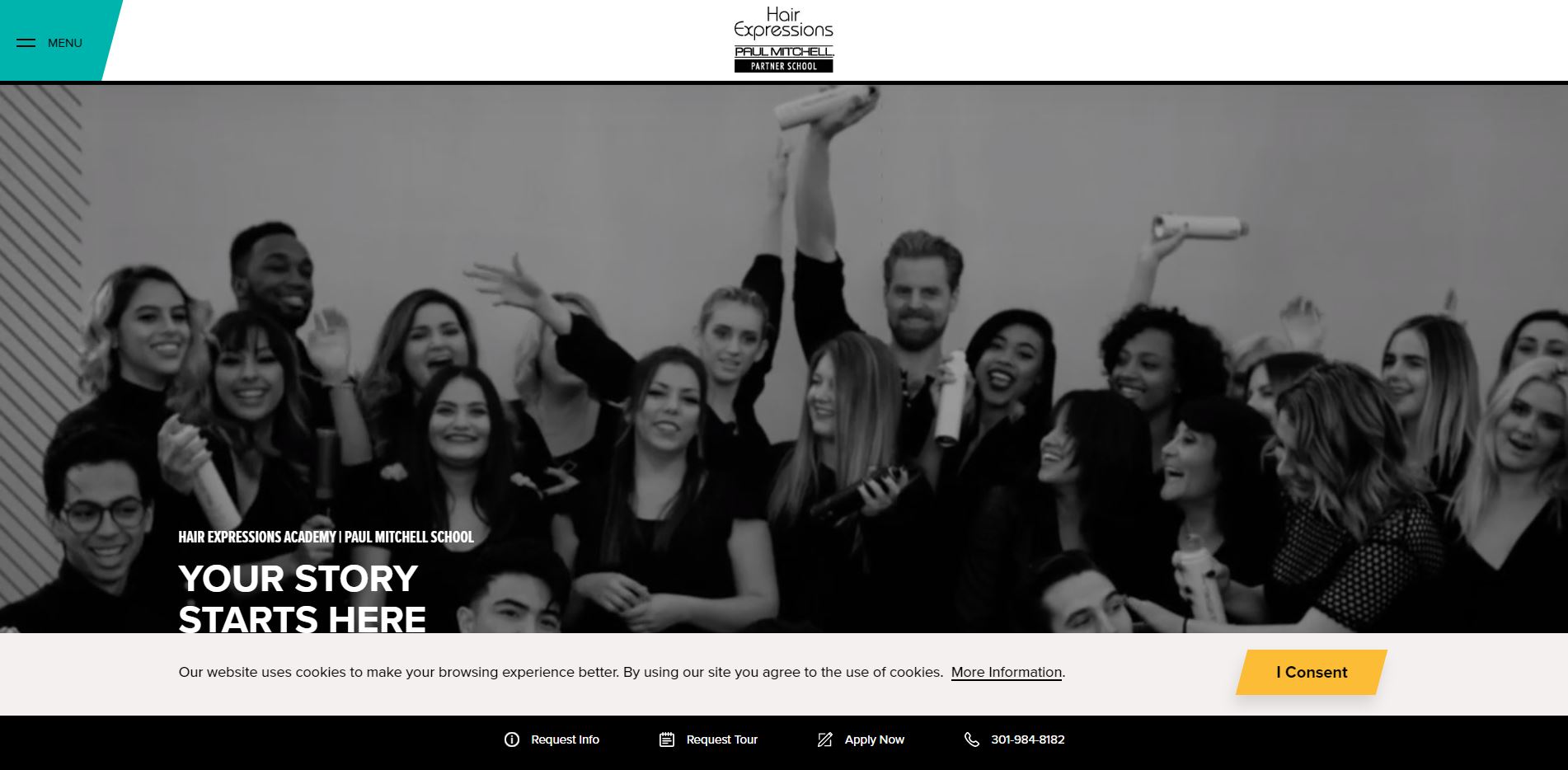 Hair Expressions - Paul Mitchell Partner School Website