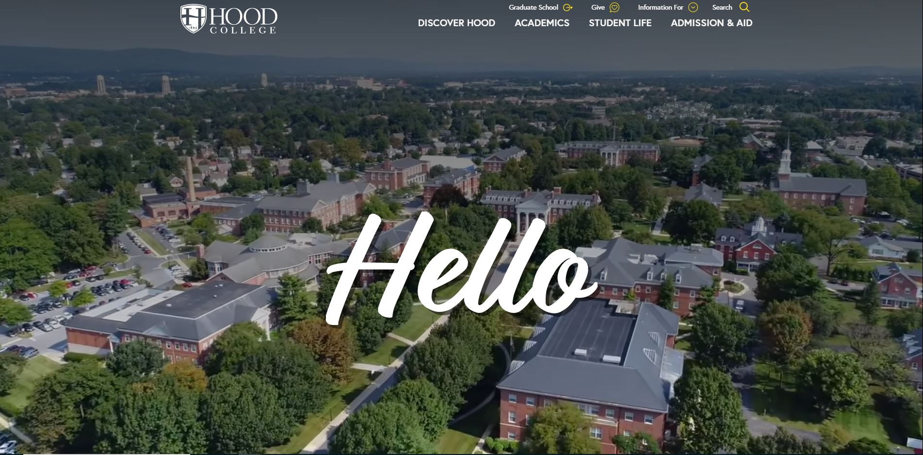 Hood College Website