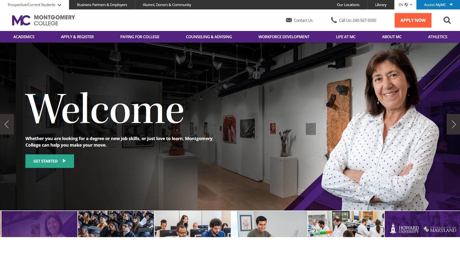 Montgomery College Website