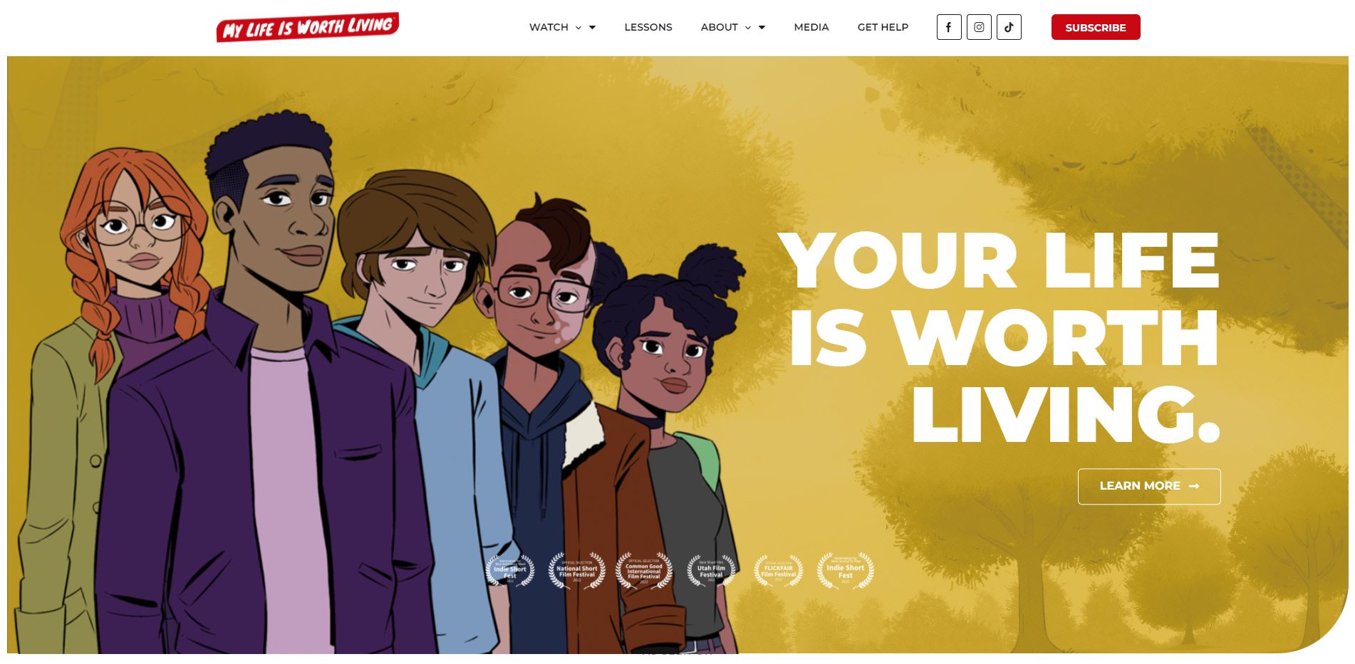 My Life is Worth Living Website