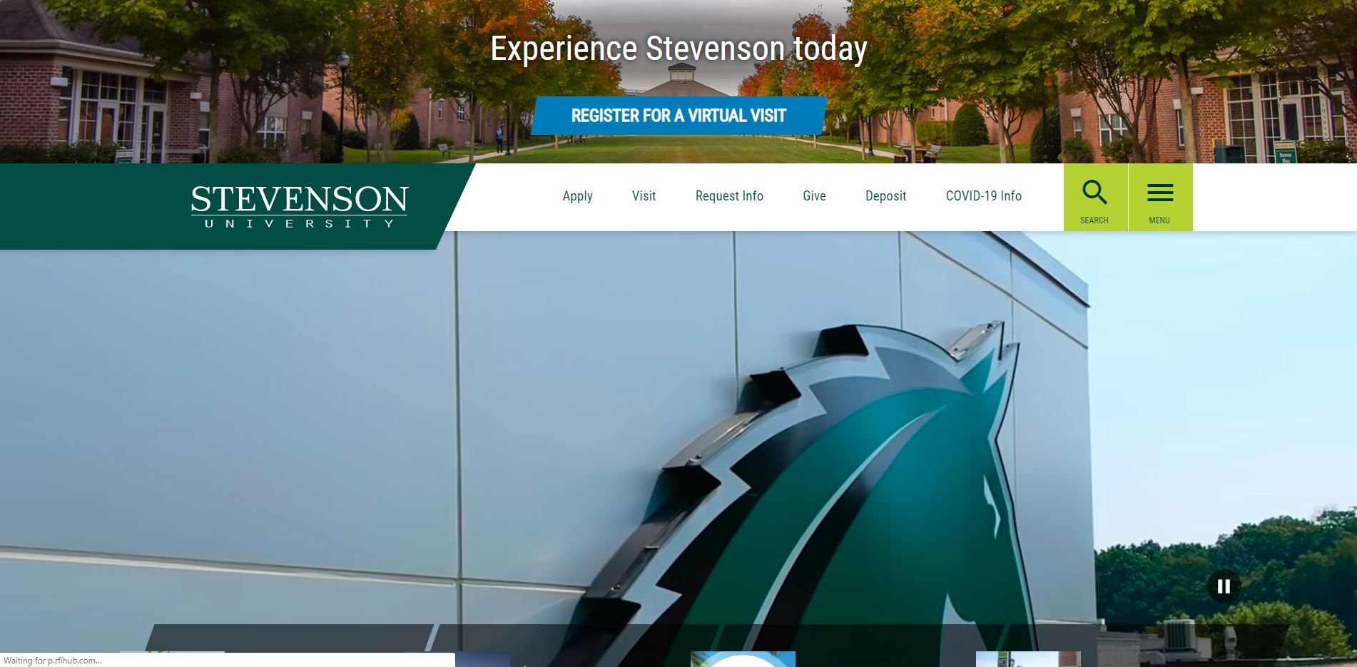 Stevenson University Website