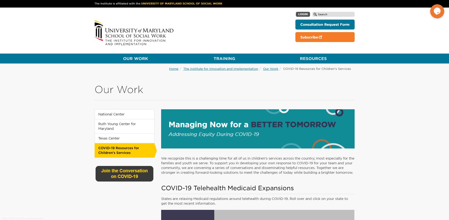 UMD SSW Website