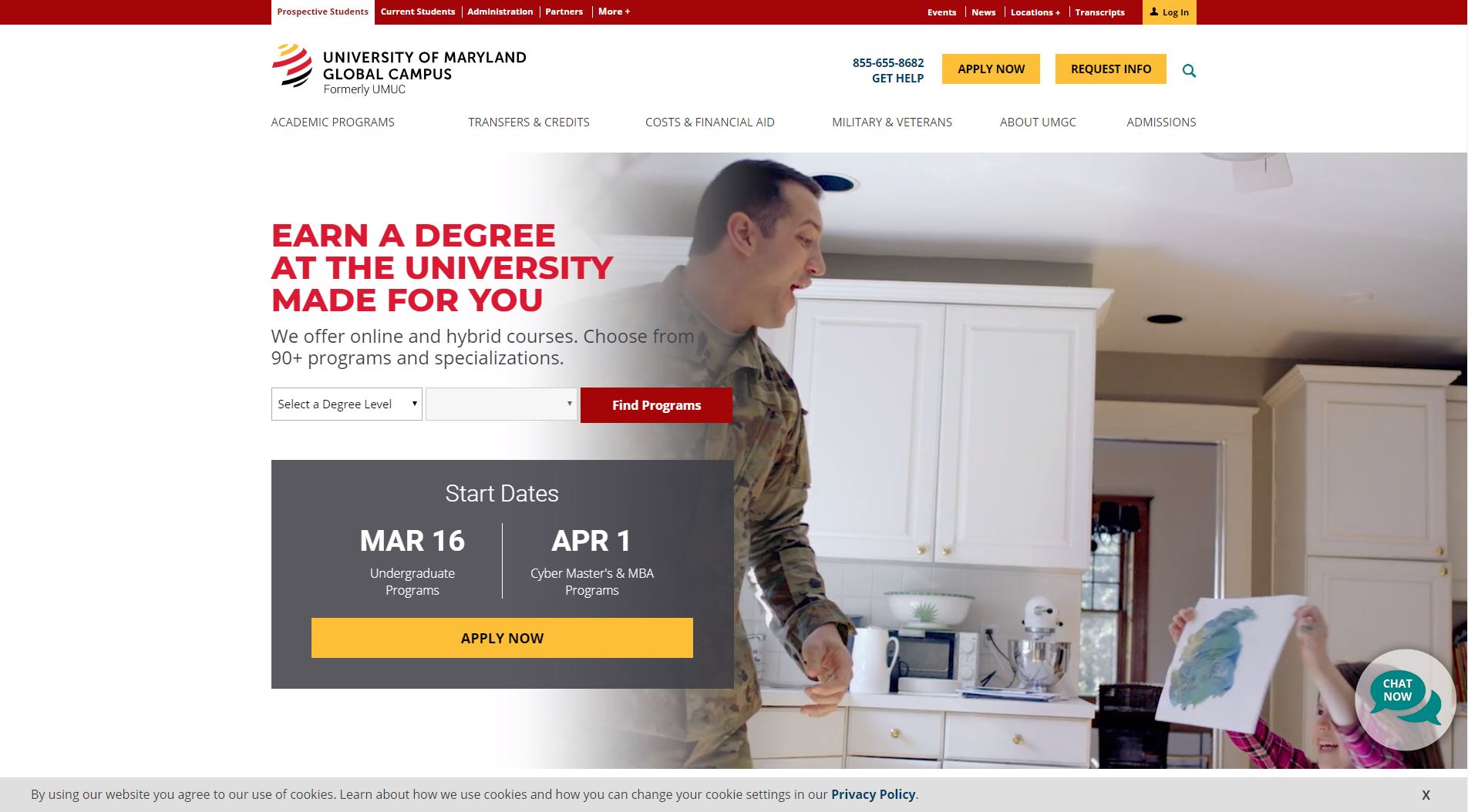 University of Maryland, Global Campus Website